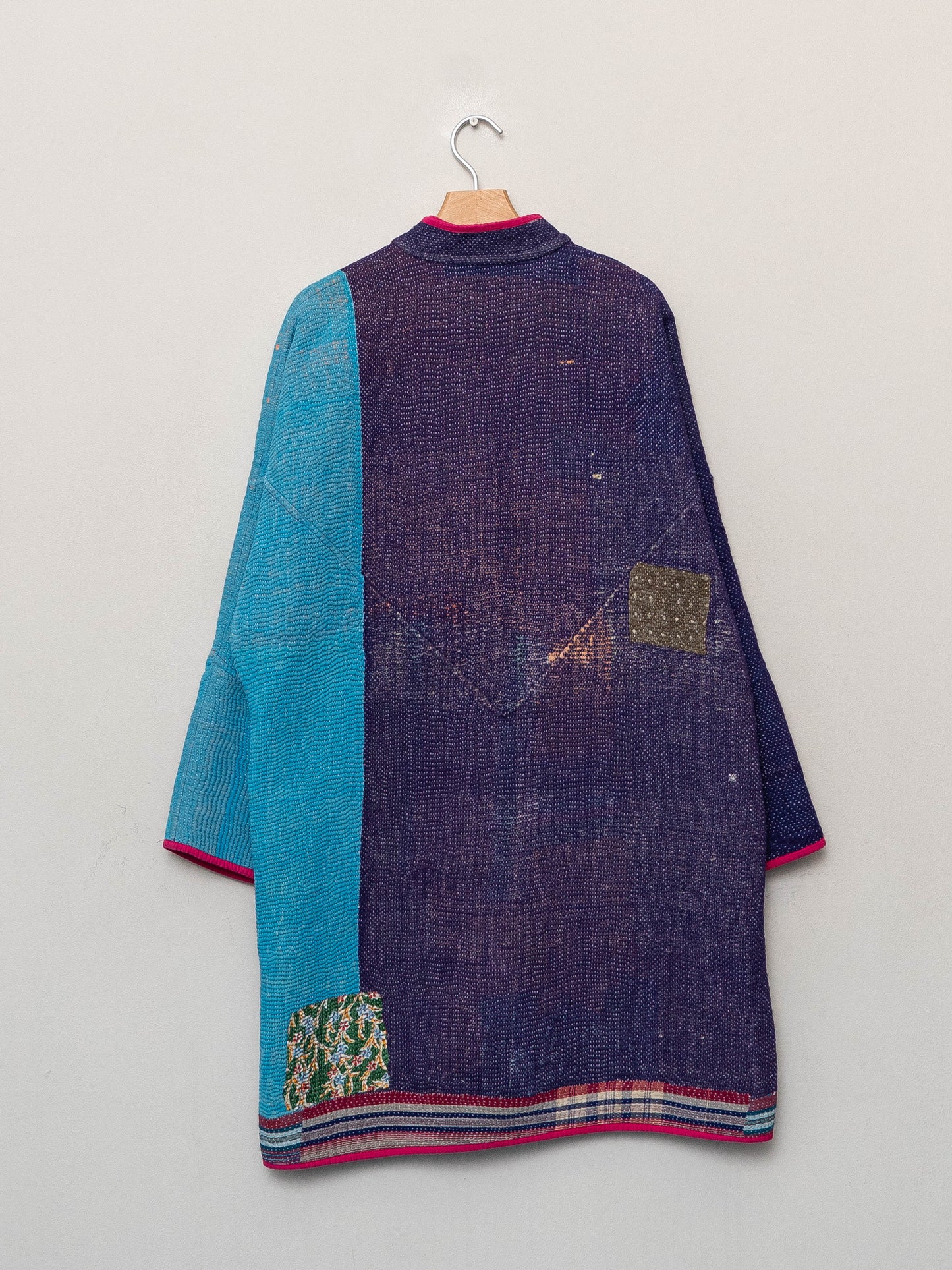 The Sai Quilted Patchwork Kantha Coat