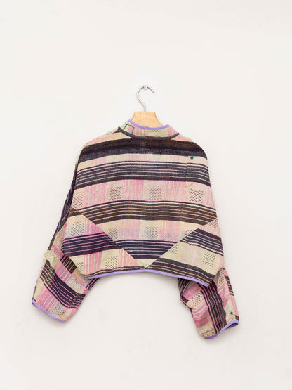 The Kaira Cropped Quilted Patchwork Kantha Jacket Wholesale