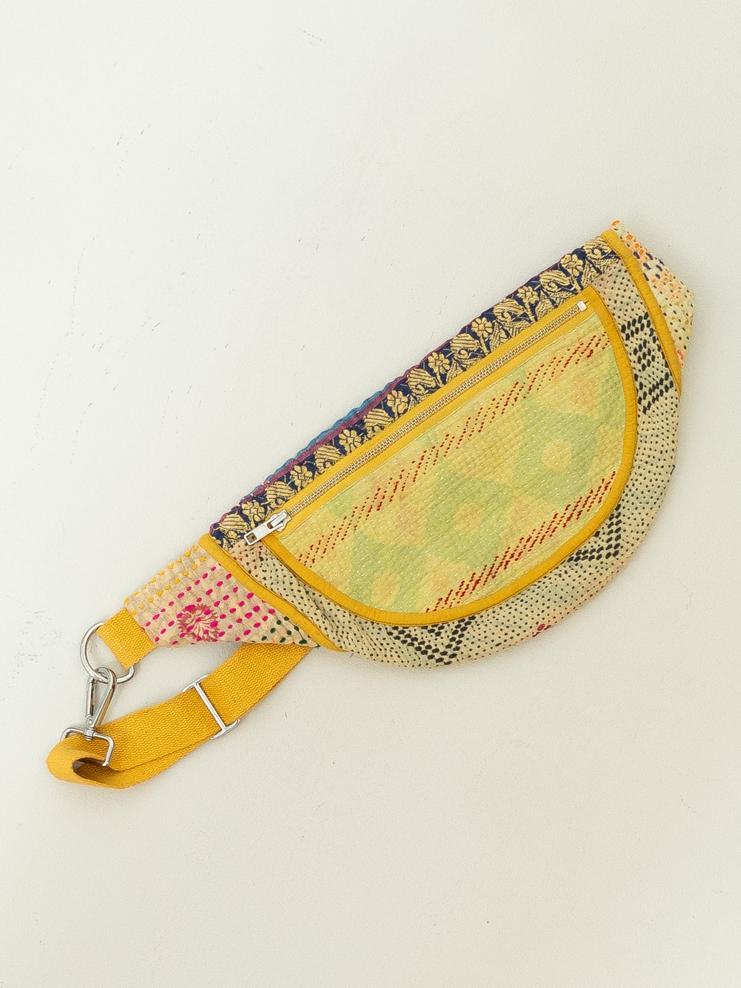 The Faiza Quilted Kantha Belt Bag