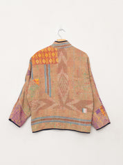 The Ladhiya Petite Quilted Patchwork Kantha Jacket