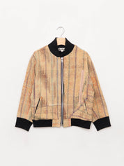 The Veda Quilted One-of-a-Kind Bomber Jacket - Small