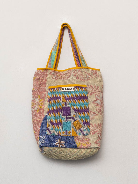 The Xoti II Zero-Waste Quilted Kantha Bag