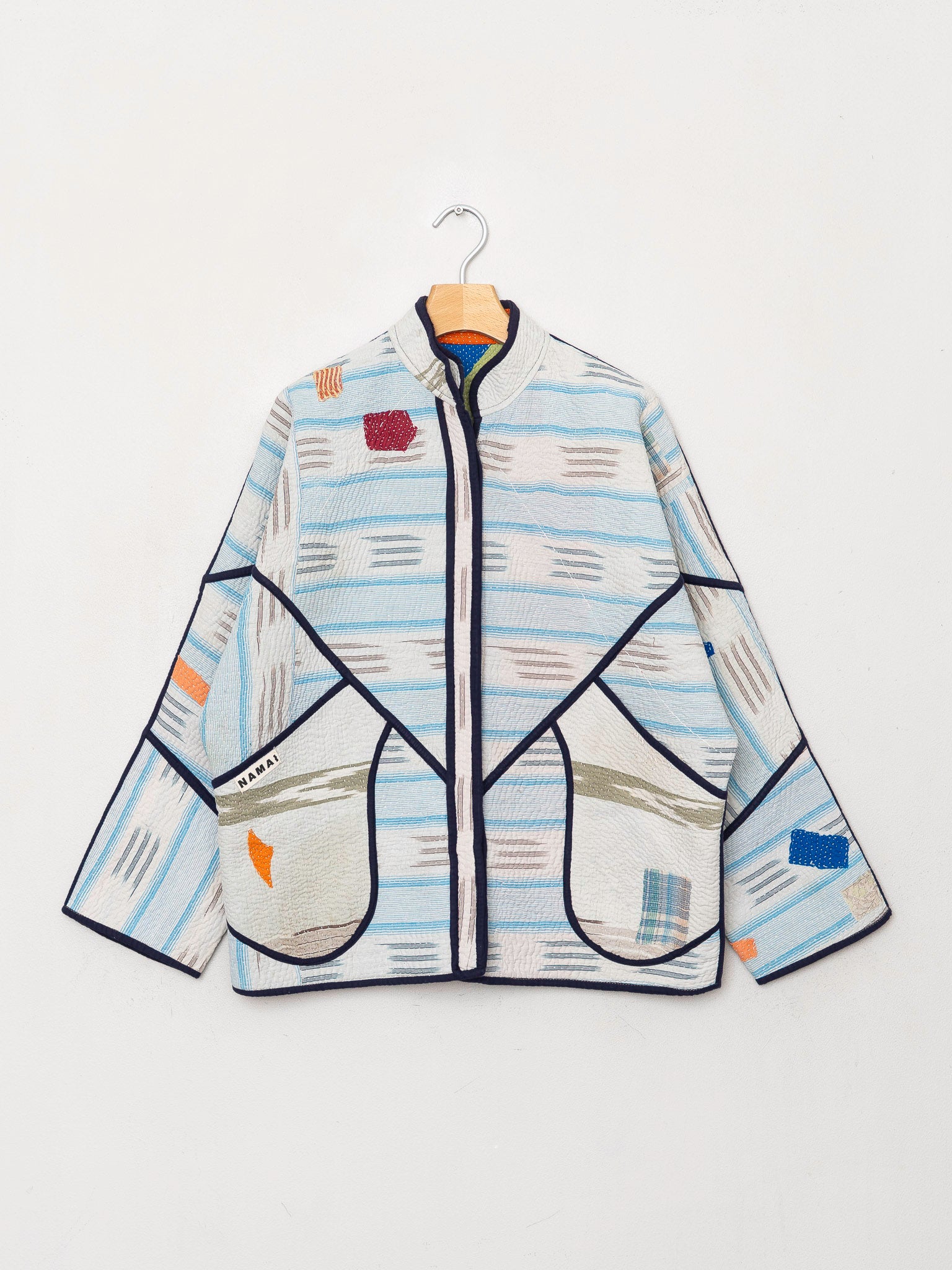 The Ladhiya Quilted Patchwork Kantha Jacket