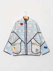 The Ladhiya Quilted Patchwork Kantha Jacket