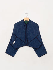 The Kaira Cropped Quilted Ralli Kantha Jacket