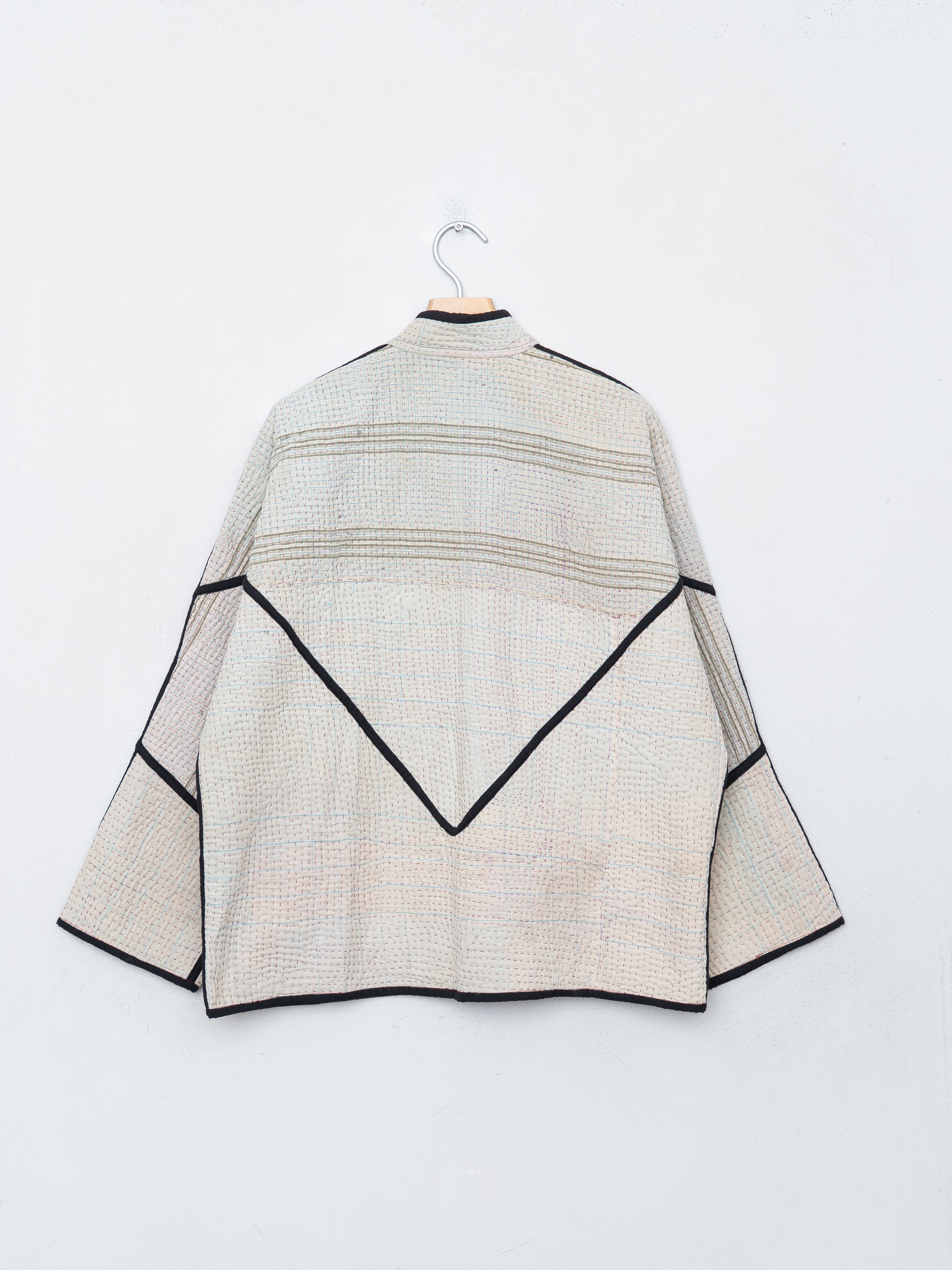 The Ladhiya Quilted Patchwork Kantha Jacket