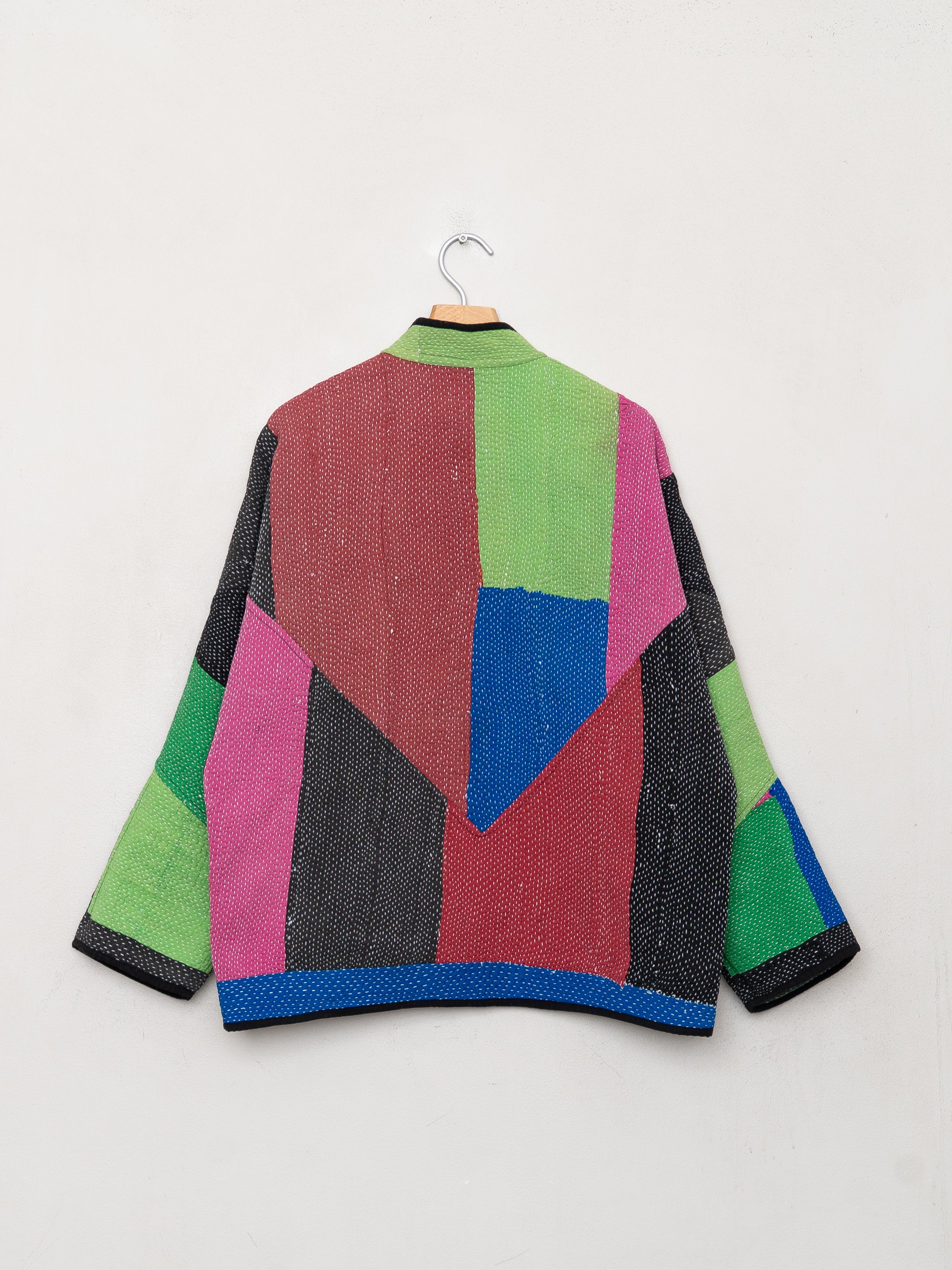 The Ladhiya Quilted Patchwork Kantha Jacket Wholesale