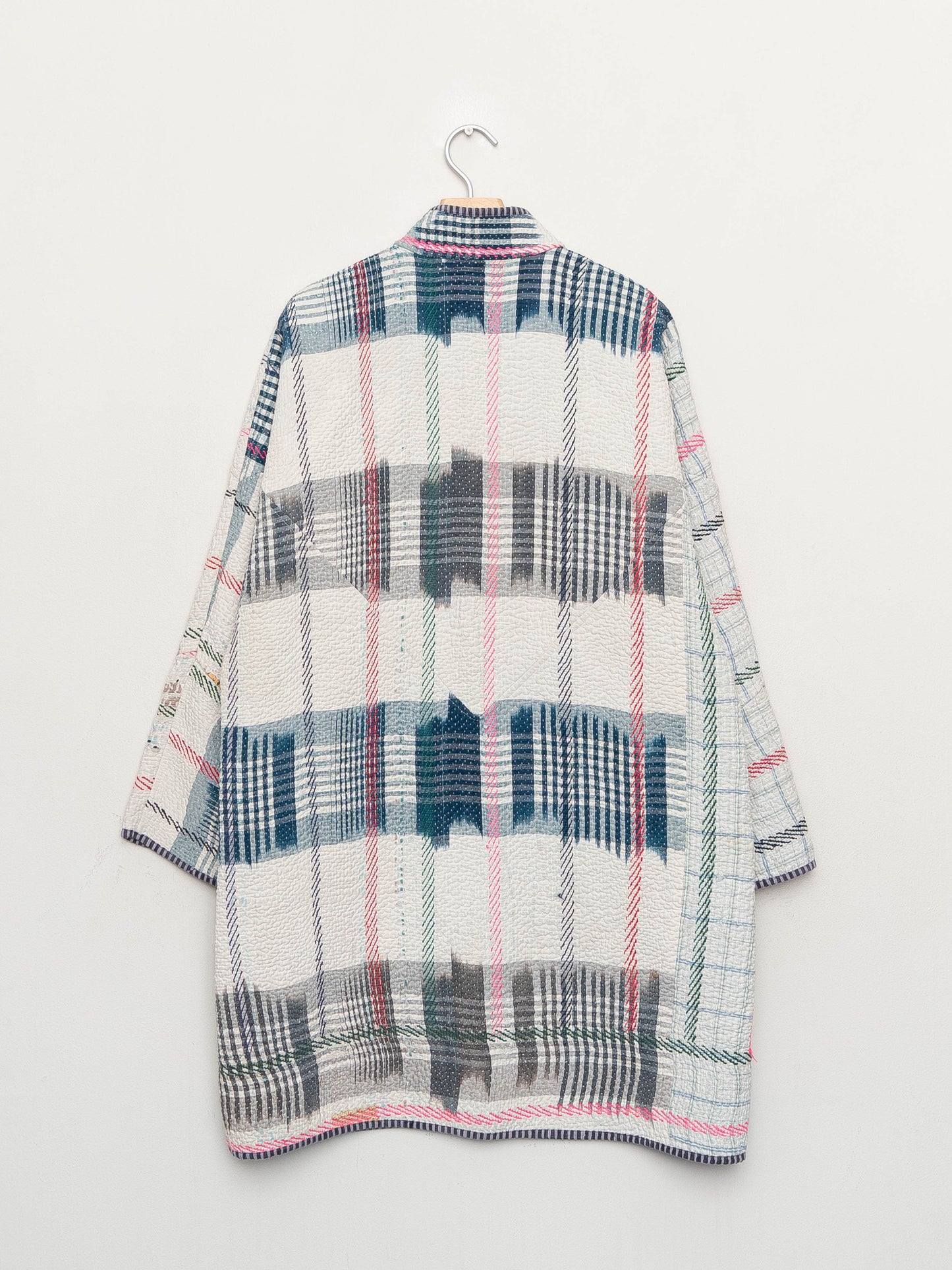 The Sai Quilted Patchwork Kantha Coat