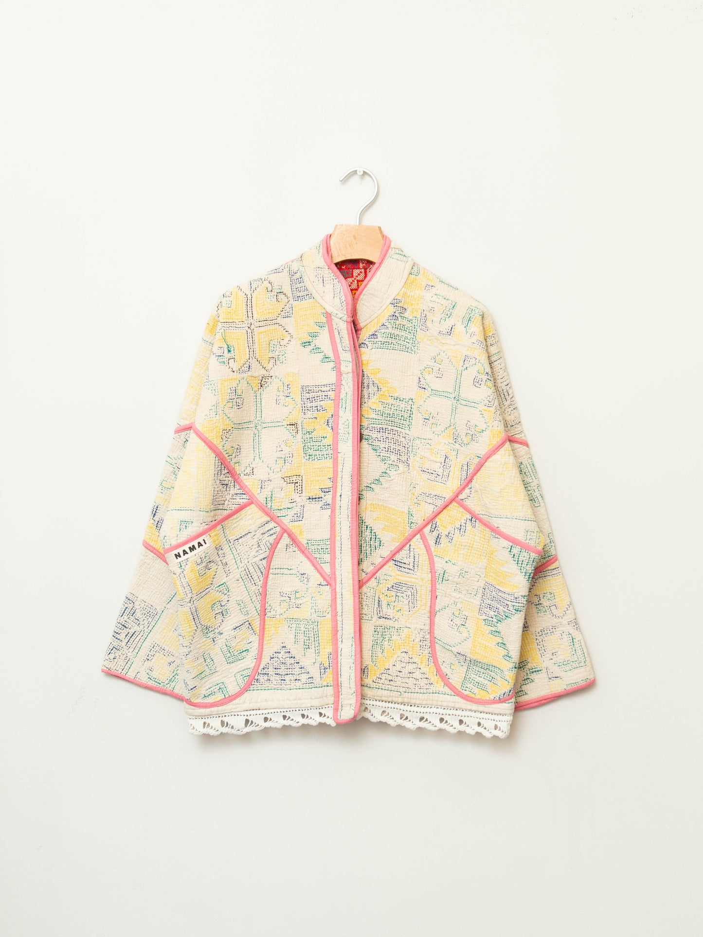 The Ladhiya Vintage Cross-Stitch Kantha Jacket