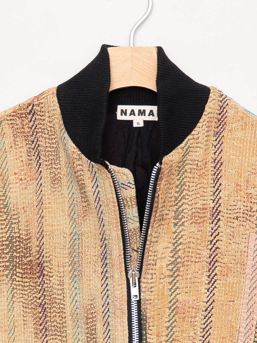 The Veda Quilted One-of-a-Kind Bomber Jacket - Small