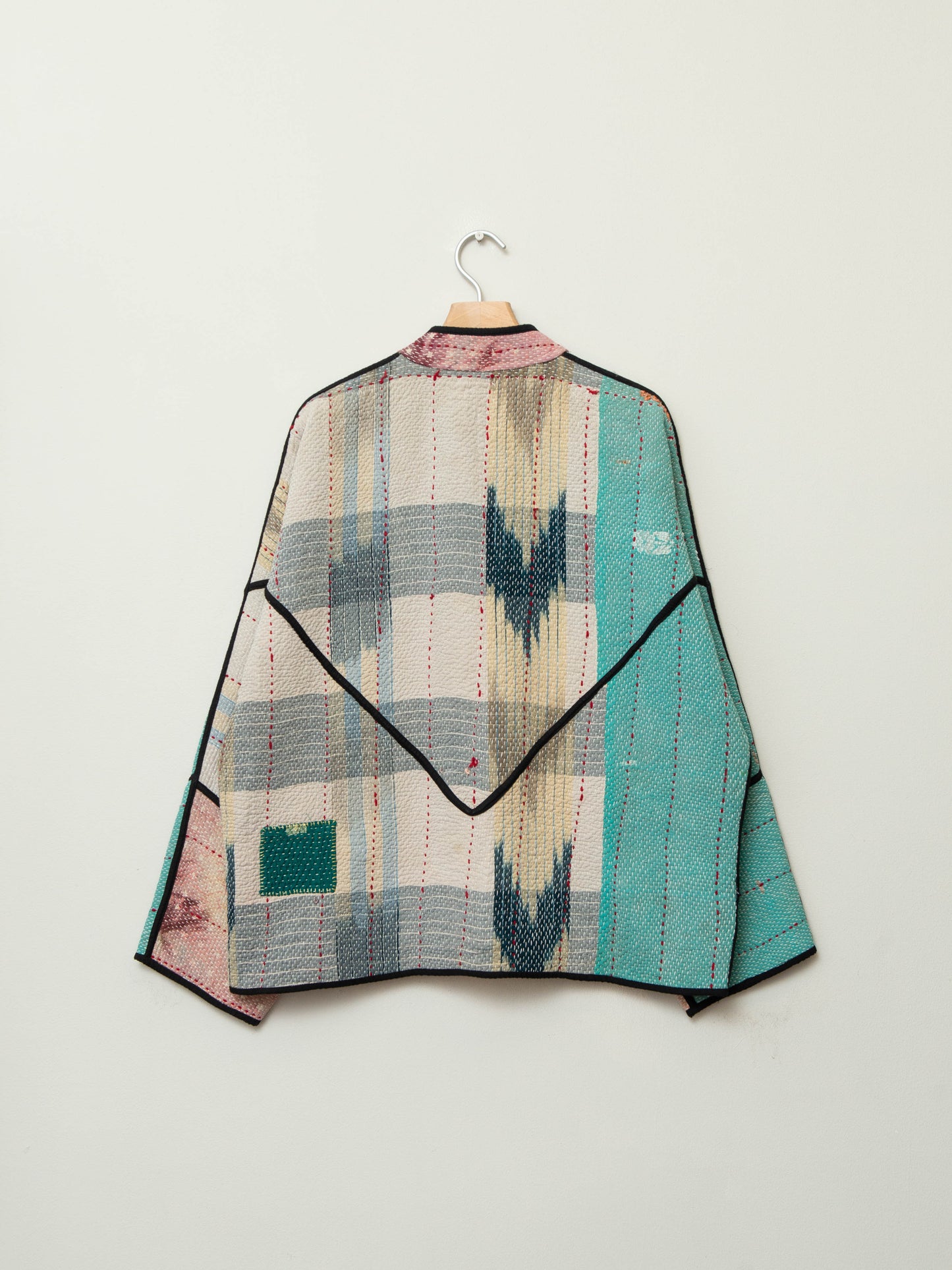 The Ladhiya Quilted Patchwork Kantha Jacket