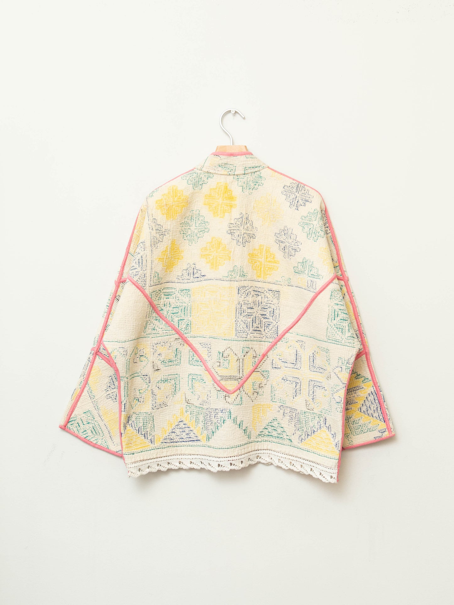 The Ladhiya Vintage Cross-Stitch Kantha Jacket