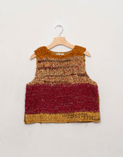 The Vishnu Knitted Vest - Small - Recycled Silk