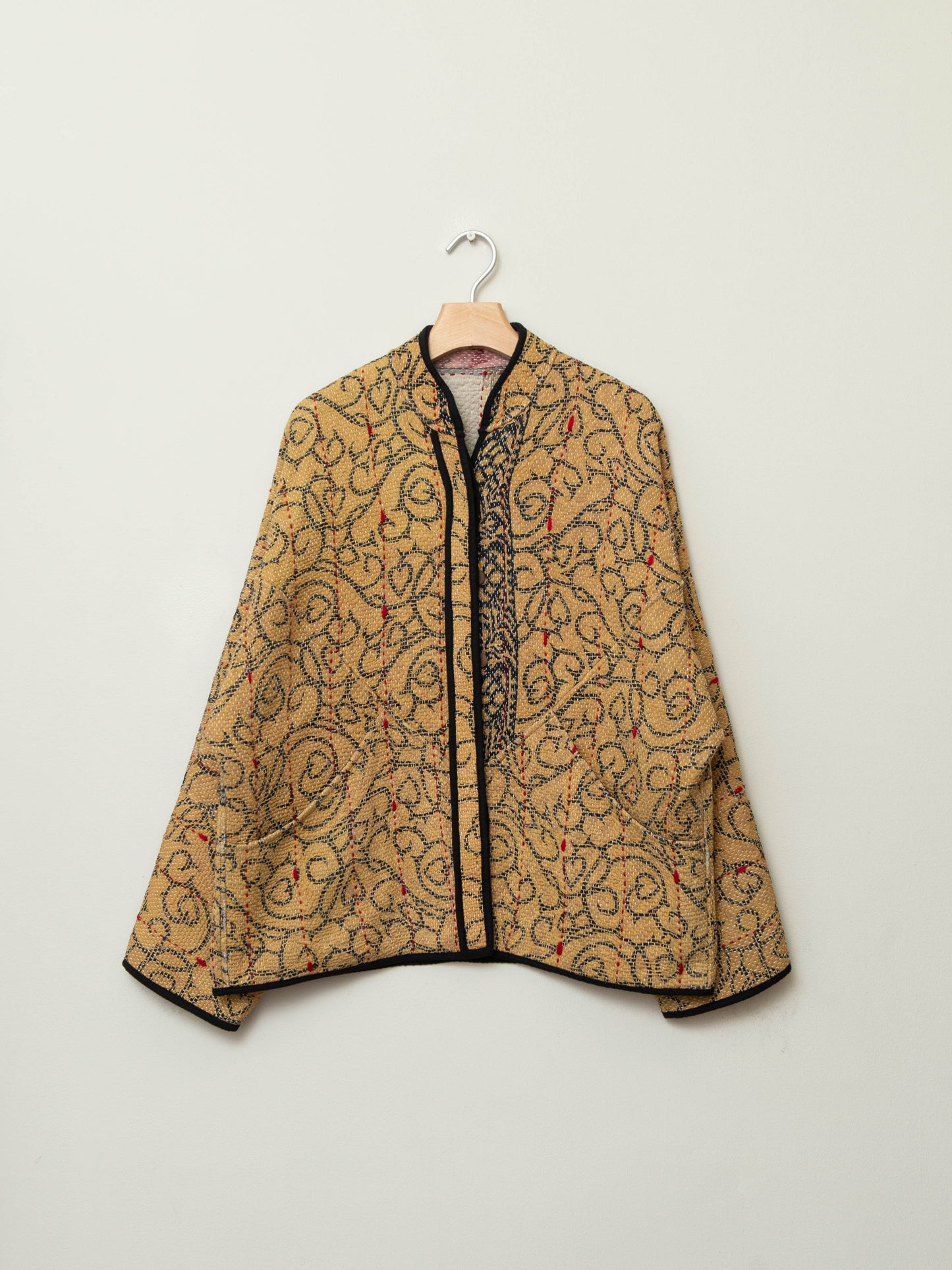 The Ladhiya Quilted Patchwork Kantha Jacket