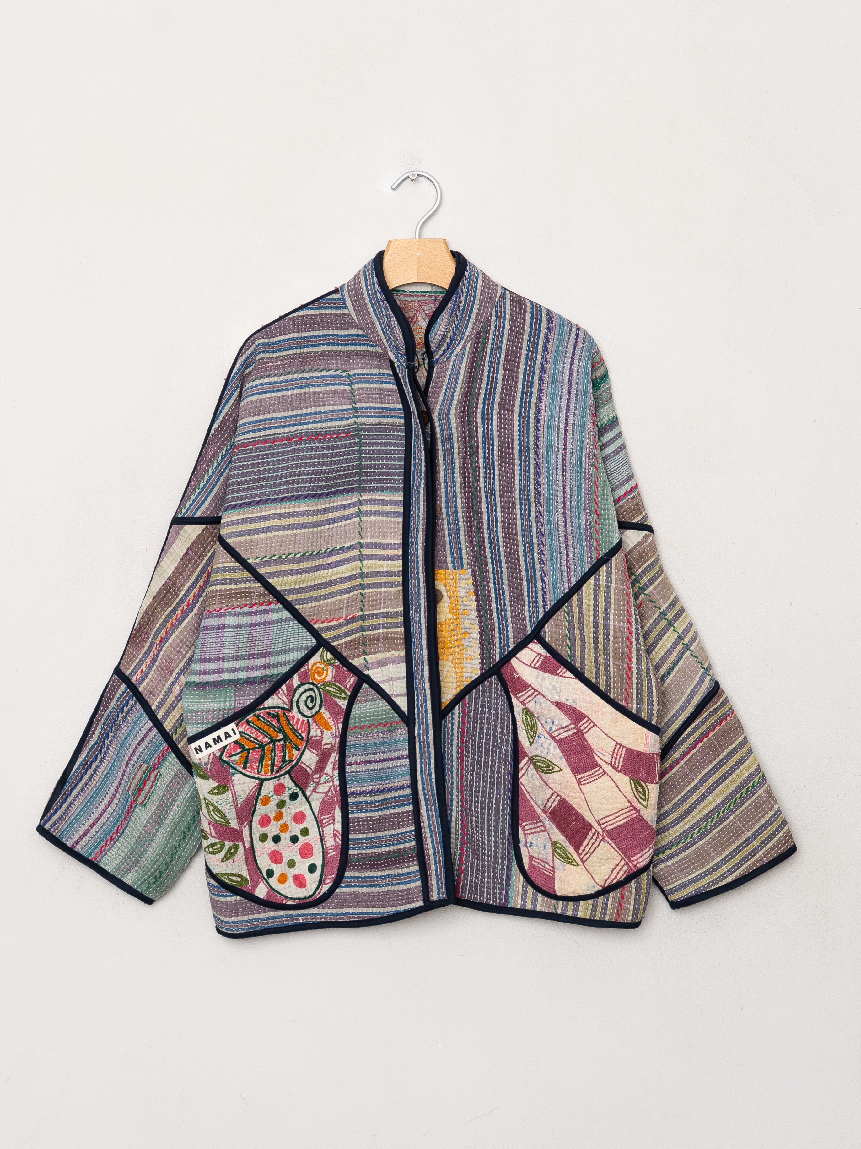The Ladhiya Suzani Quilted Kantha Jacket