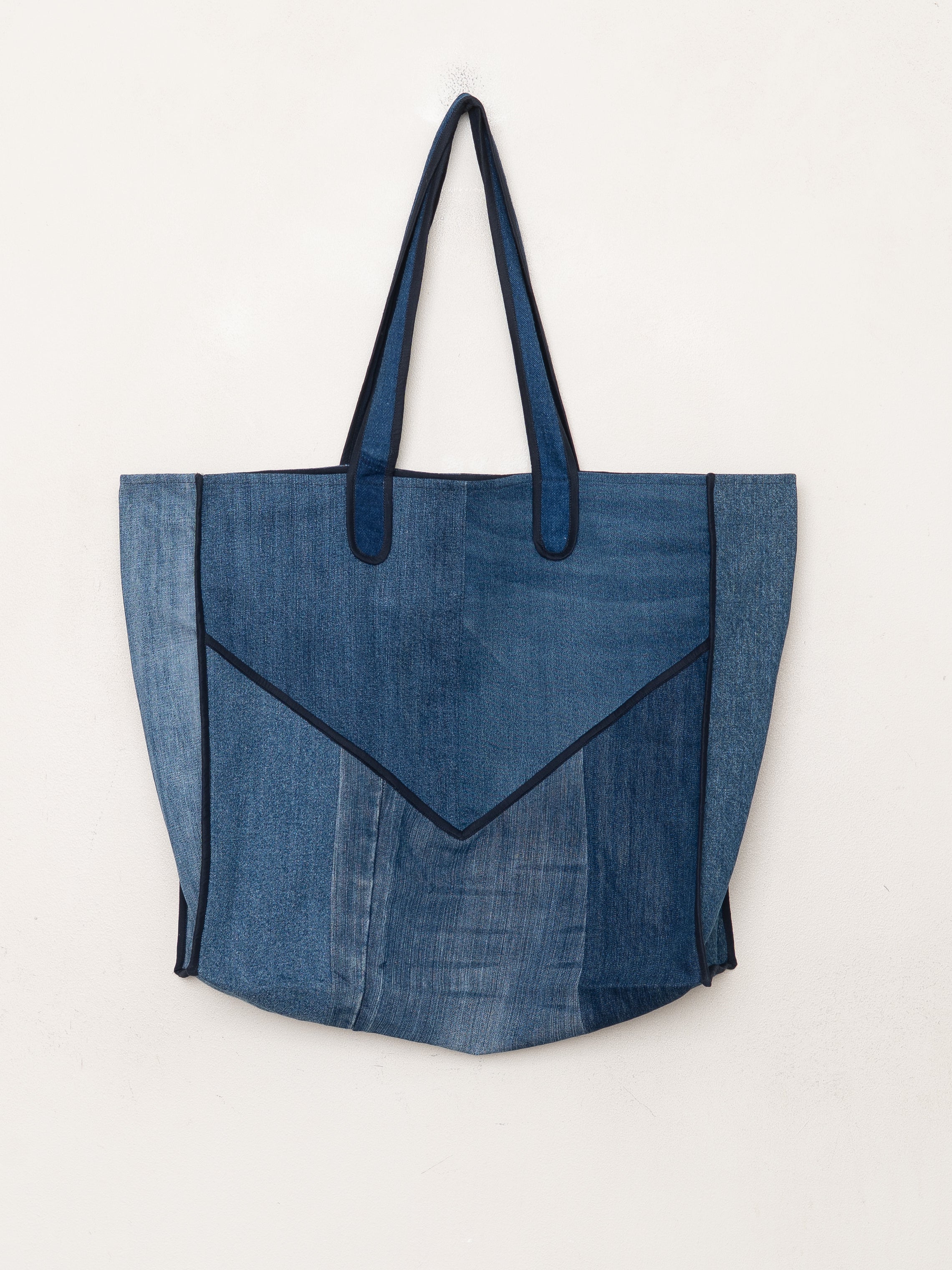 The Pasha Carryall Denim Tote Bag
