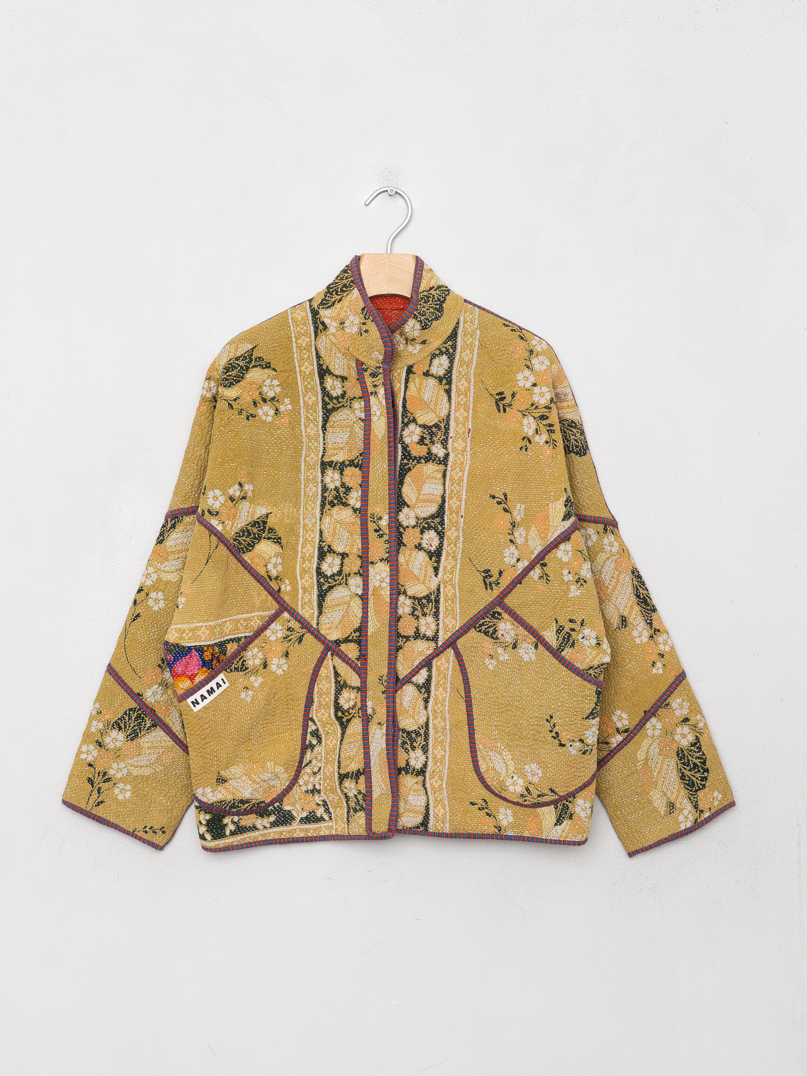 The Ladhiya Petite Quilted Patchwork Kantha Jacket