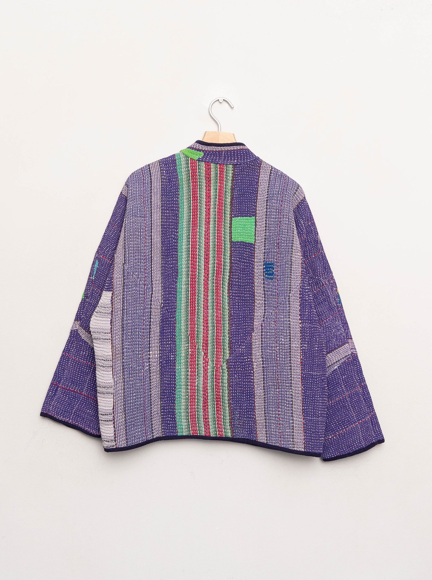 The Ladhiya Quilted Patchwork Kantha Jacket