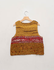 The Vishnu Knitted Vest - Small - Recycled Silk