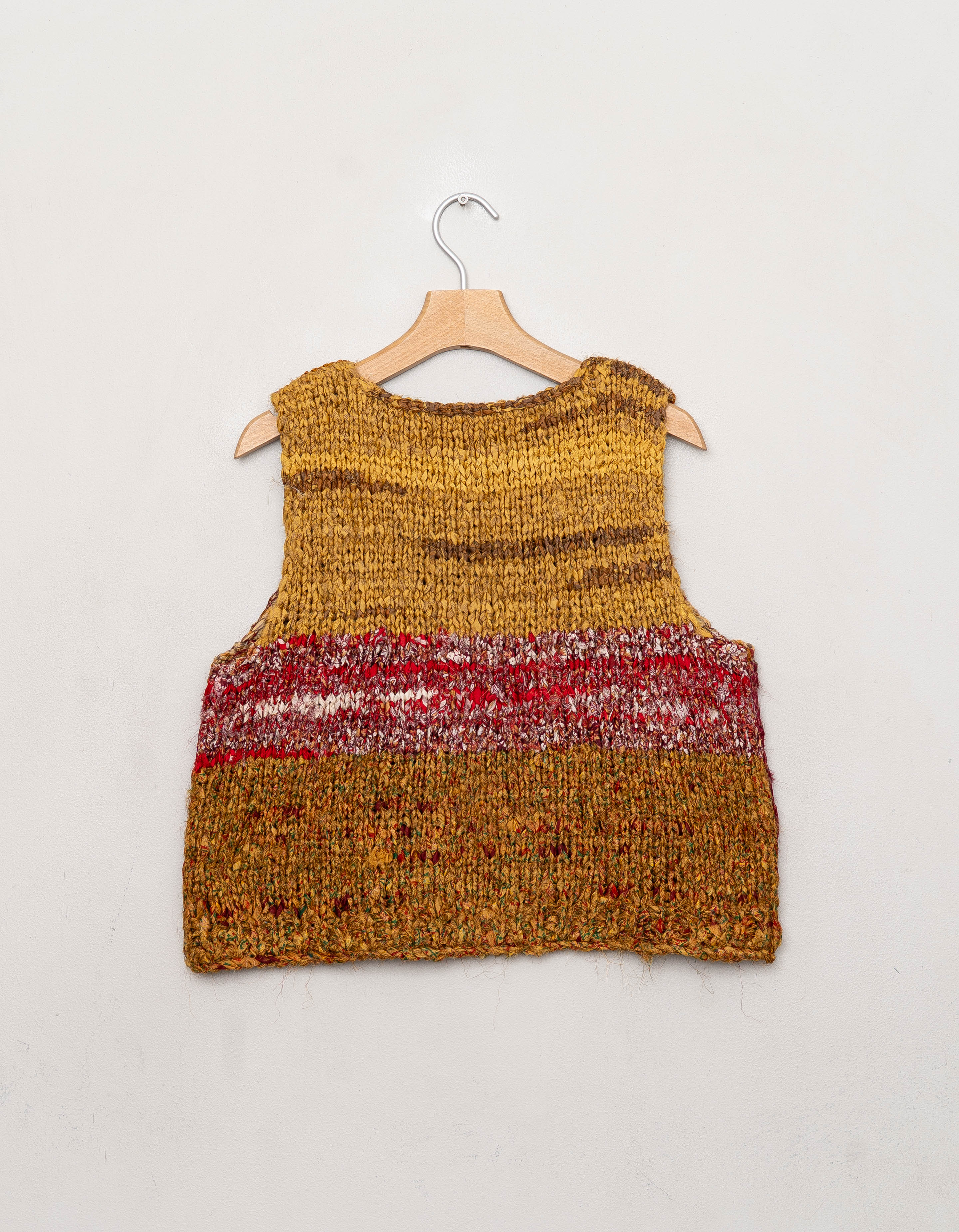 The Vishnu Knitted Vest - Small - Recycled Silk
