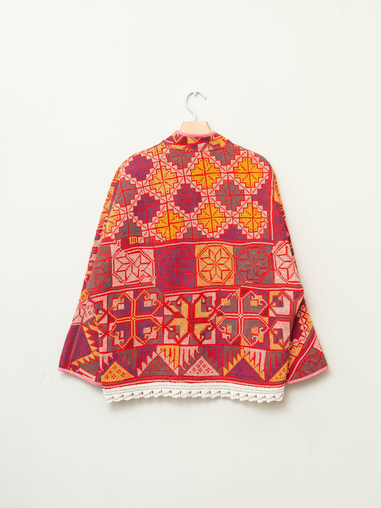 The Ladhiya Vintage Cross-Stitch Kantha Jacket