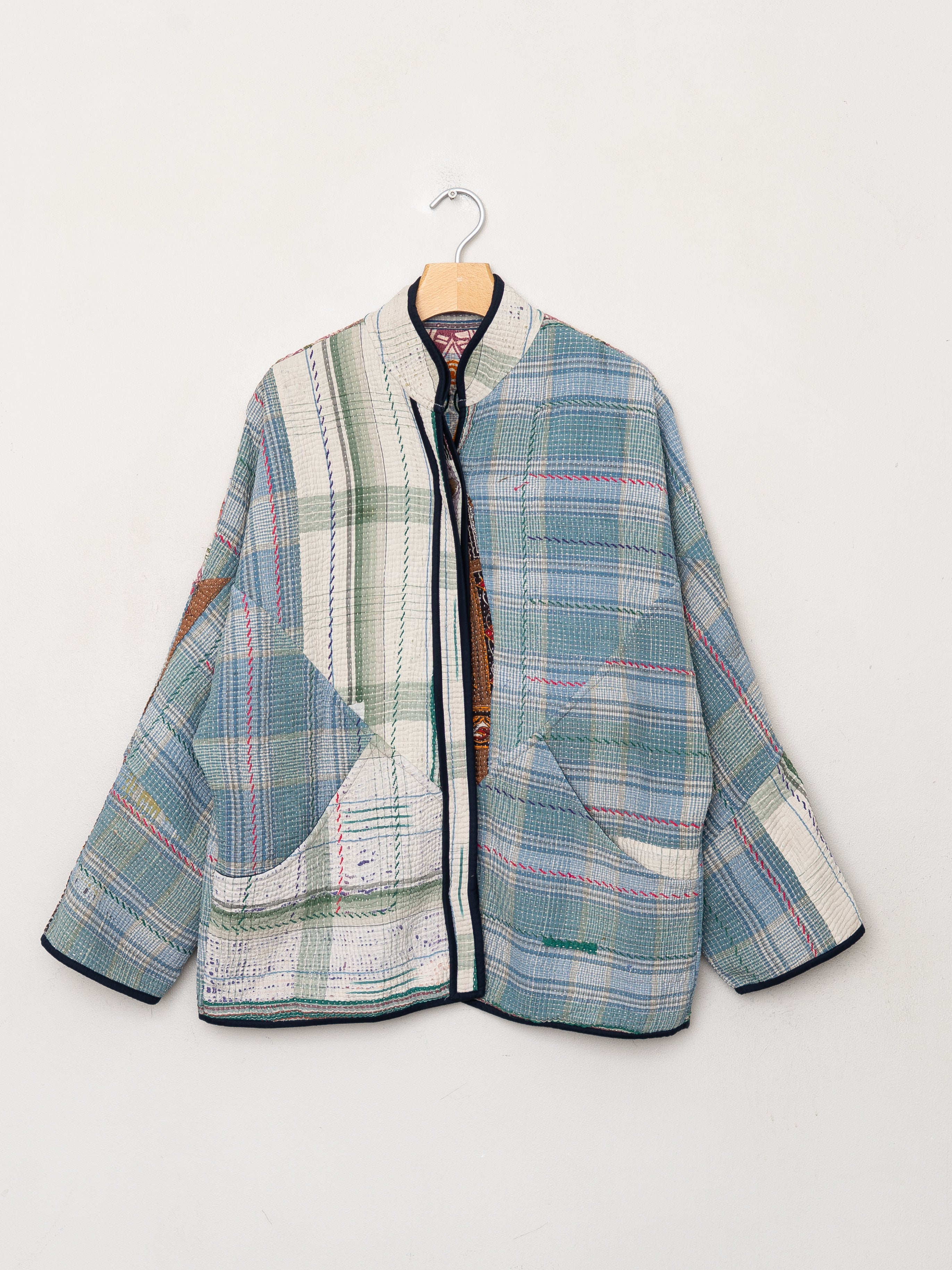 The Ladhiya Suzani Quilted Kantha Jacket