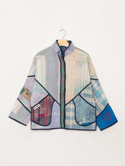 The Ladhiya Petite Quilted Patchwork Kantha Jacket