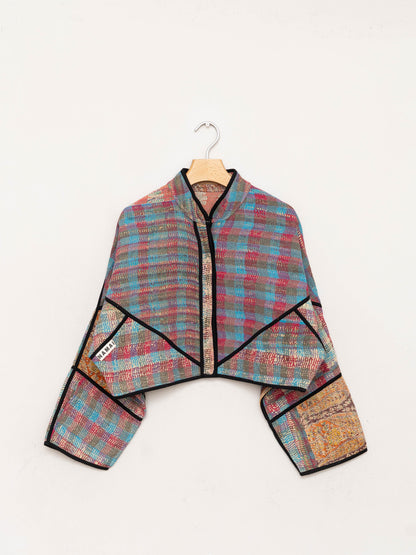 The Kaira Cropped Quilted Patchwork Kantha Jacket Wholesale