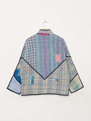 The Ladhiya Petite Quilted Patchwork Kantha Jacket