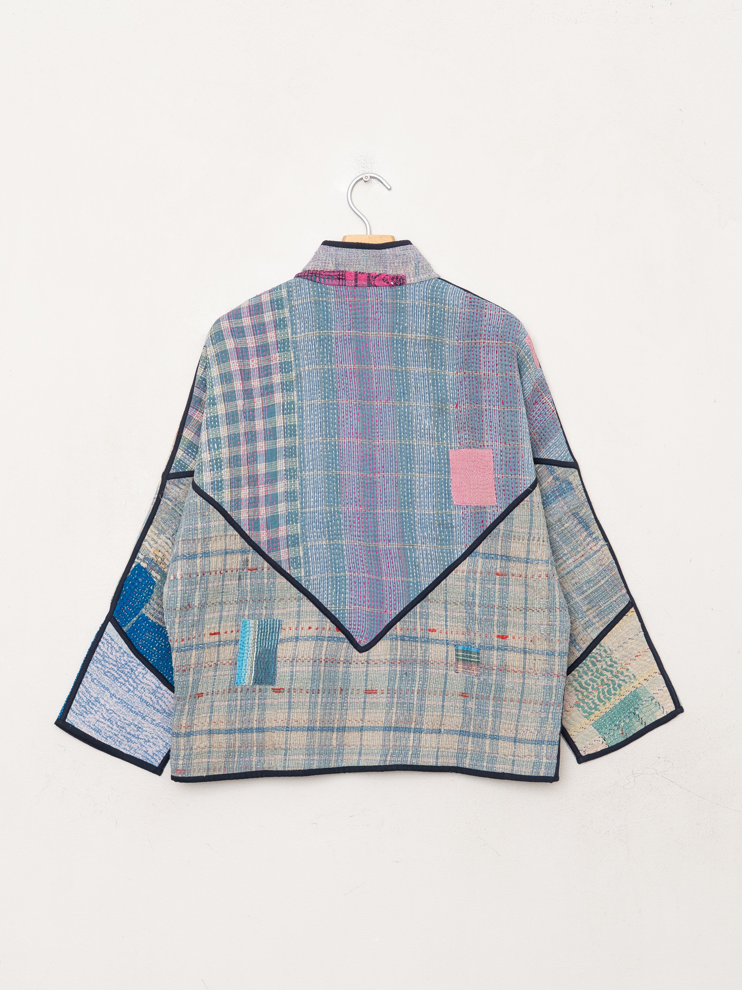 The Ladhiya Petite Quilted Patchwork Kantha Jacket