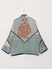 The Ladhiya Suzani Quilted Kantha Jacket