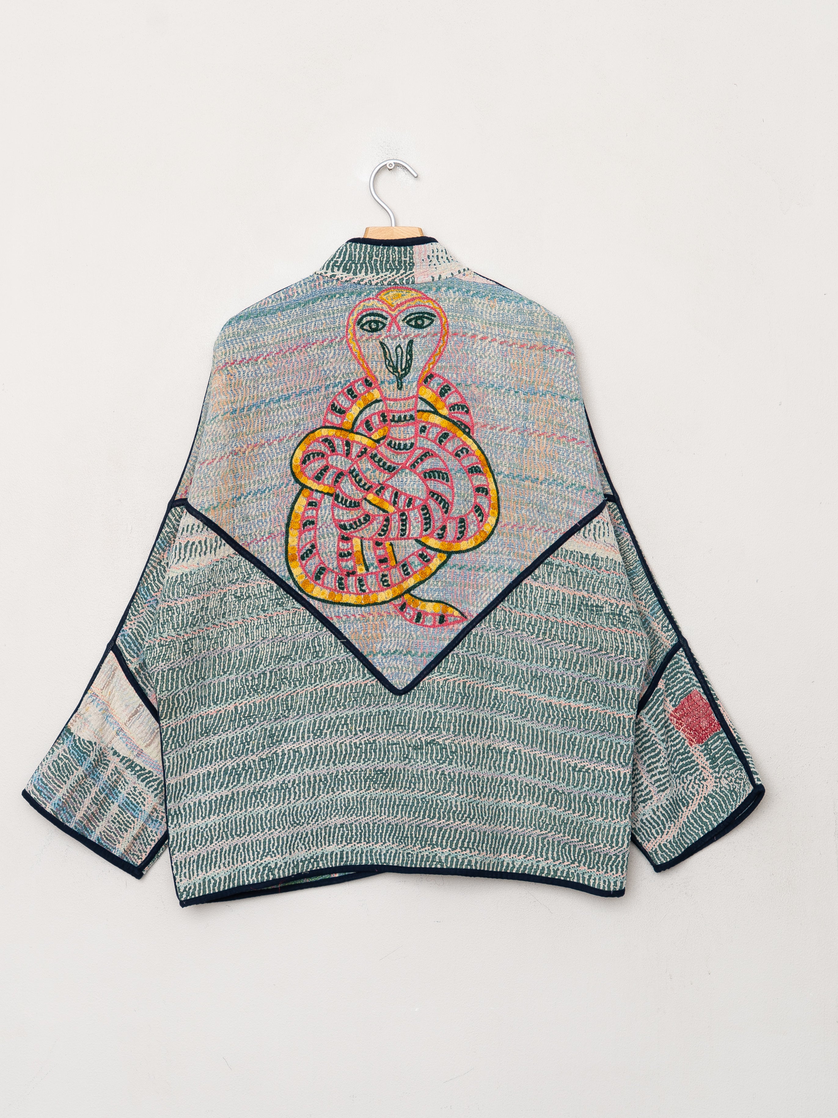 The Ladhiya Suzani Quilted Kantha Jacket