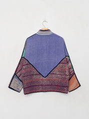 The Ladhiya Petite Quilted Patchwork Kantha Jacket