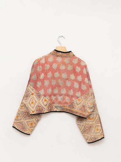 The Kaira Cropped Quilted Patchwork Kantha Jacket Wholesale