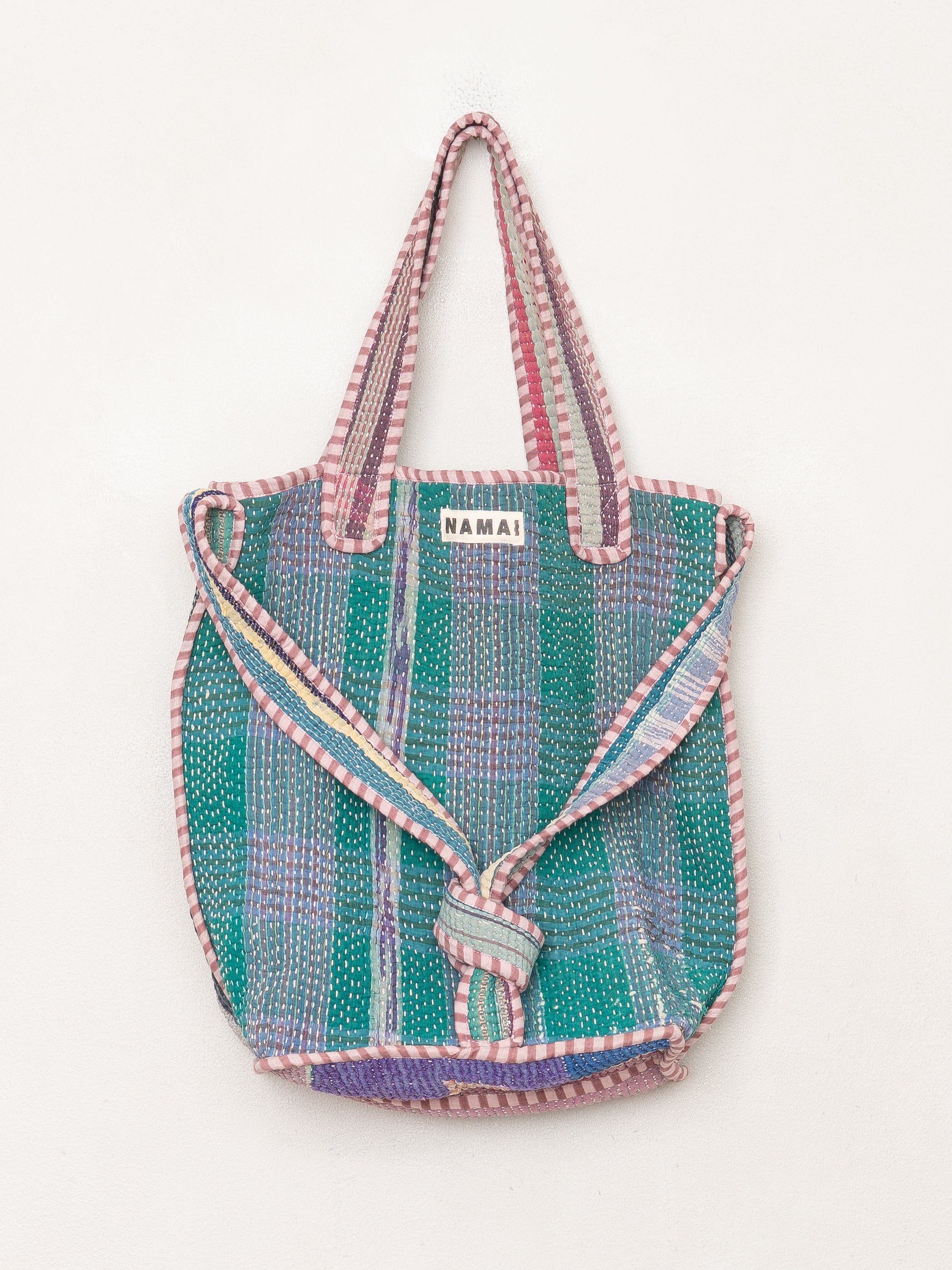 The Xoti II Zero-Waste Quilted Kantha Bag