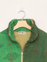 The Shira Quilted Puffer Bomber Jacket