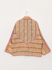 The Ladhiya Quilted Patchwork Kantha Jacket