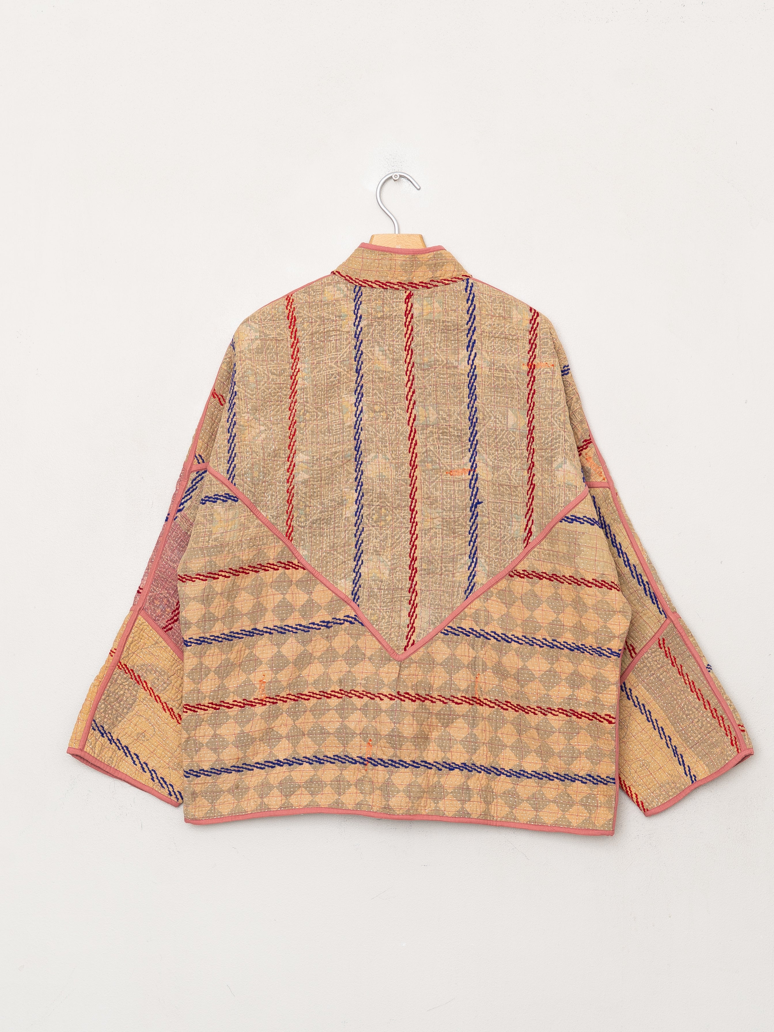 The Ladhiya Quilted Patchwork Kantha Jacket
