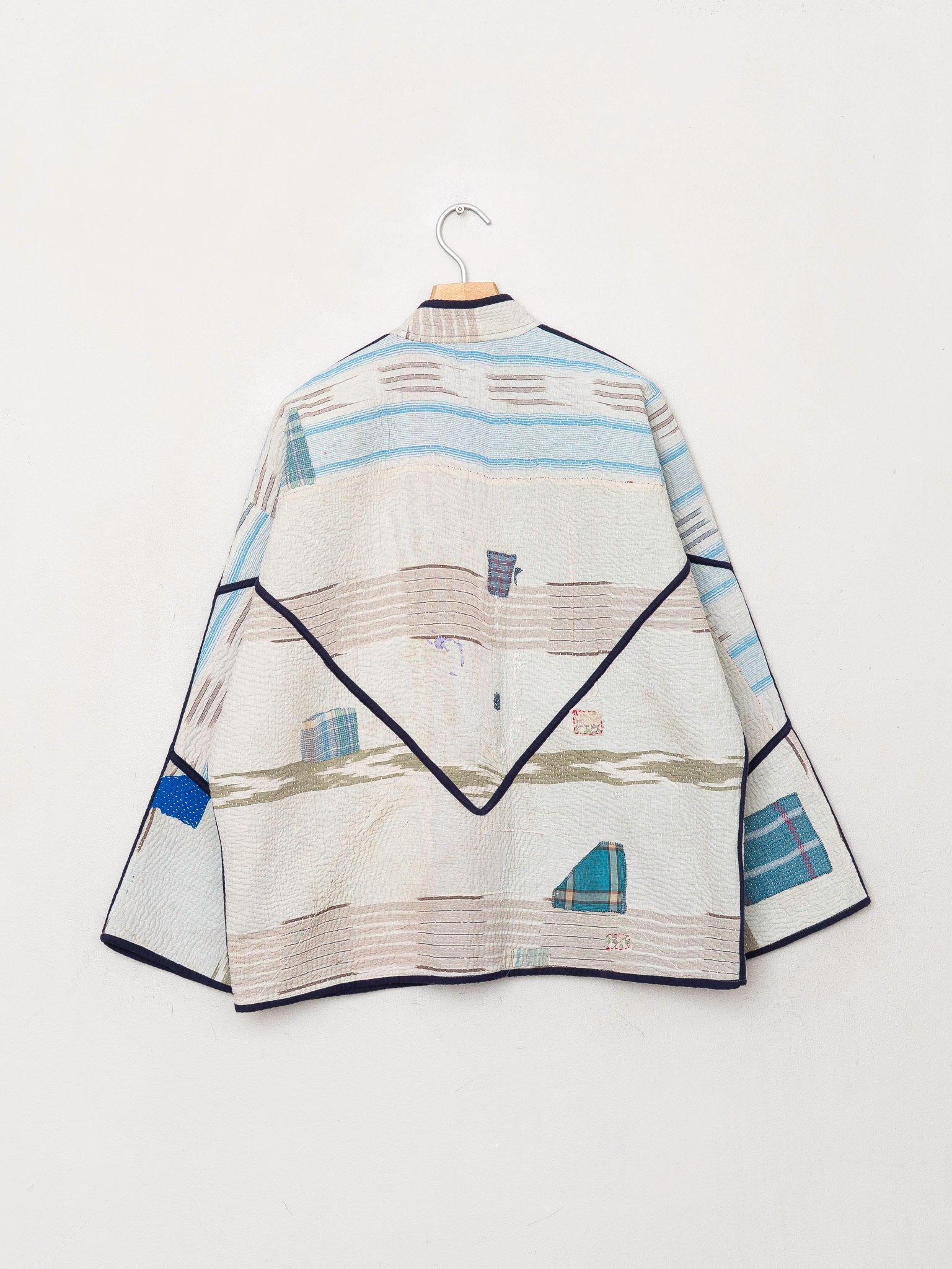 The Ladhiya Quilted Patchwork Kantha Jacket