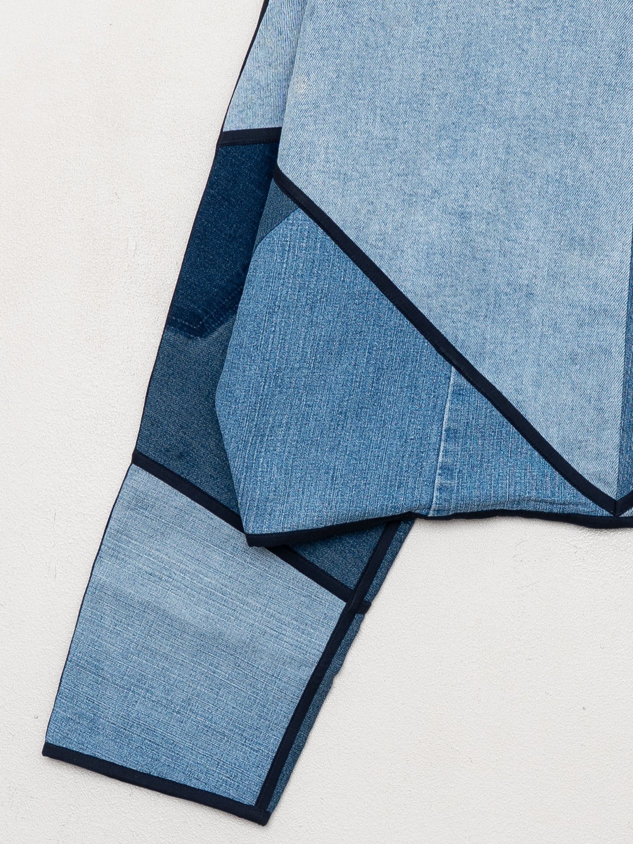 The Kaira Cropped Denim Jacket - Small - Wholesale