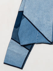 The Kaira Cropped Denim Jacket - Small - Wholesale