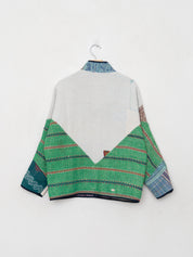 The Ladhiya Petite Quilted Patchwork Kantha Jacket