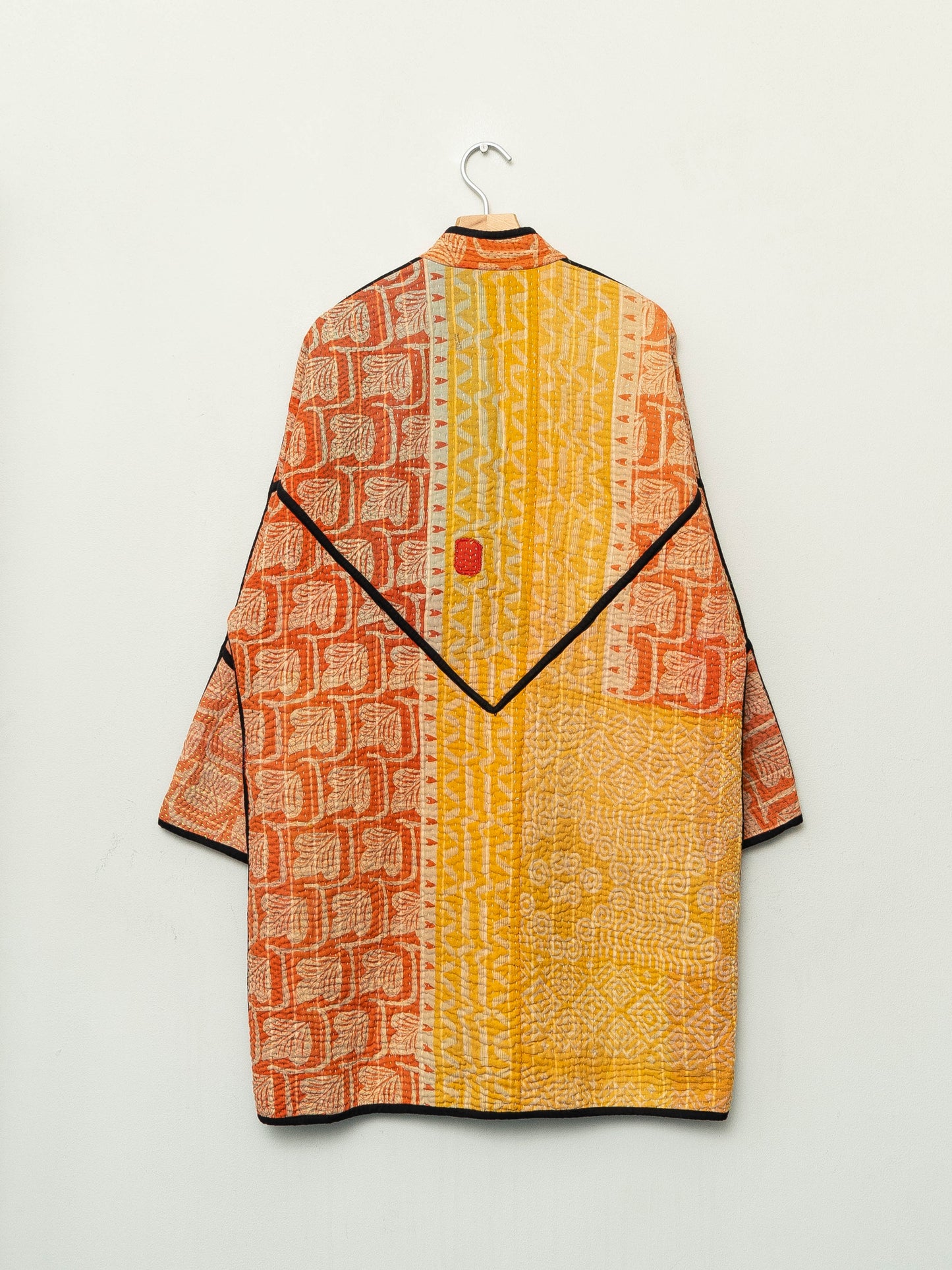 The Sai Quilted Patchwork Kantha Coat