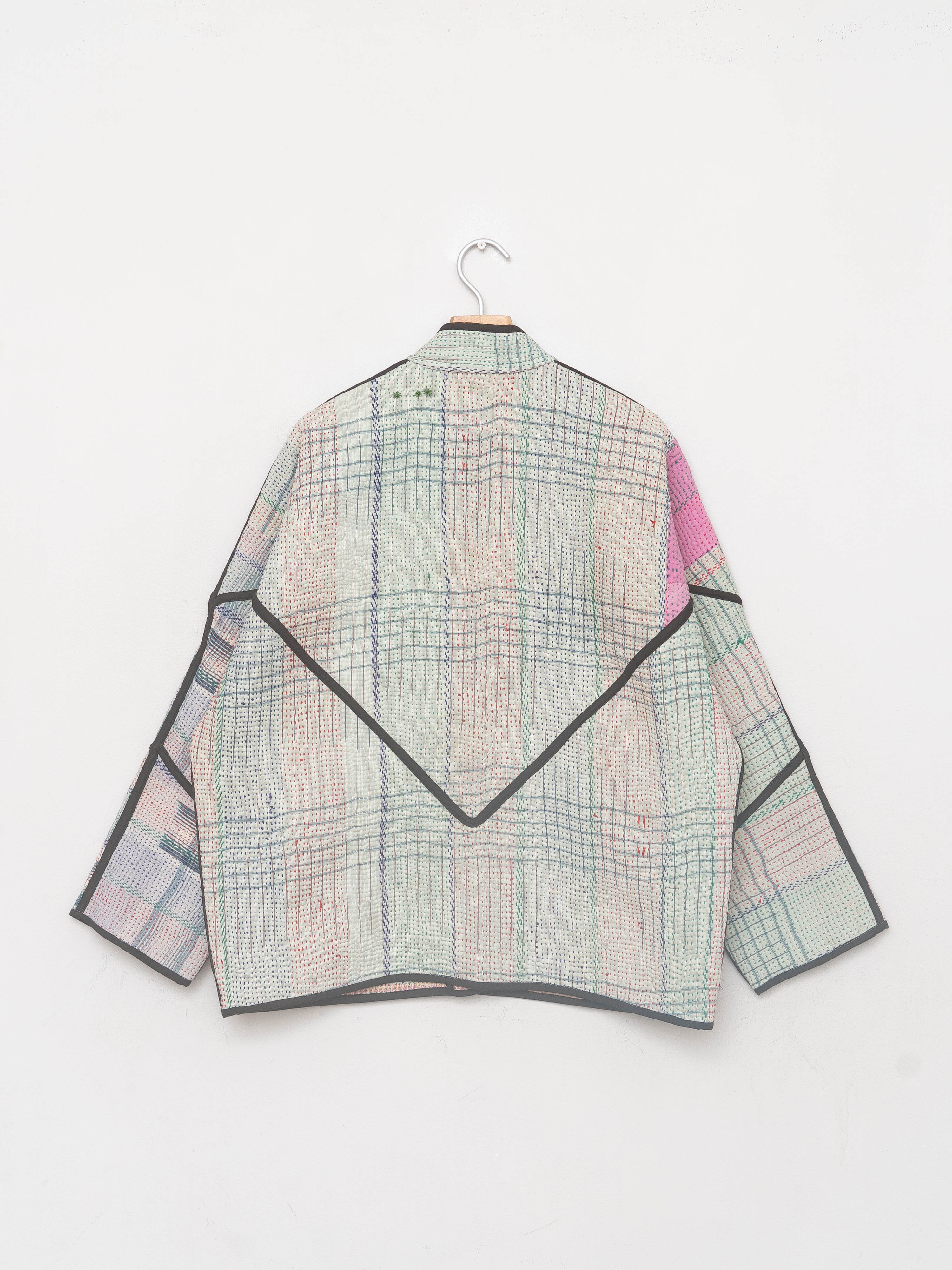 The Ladhiya Quilted Patchwork Kantha Jacket