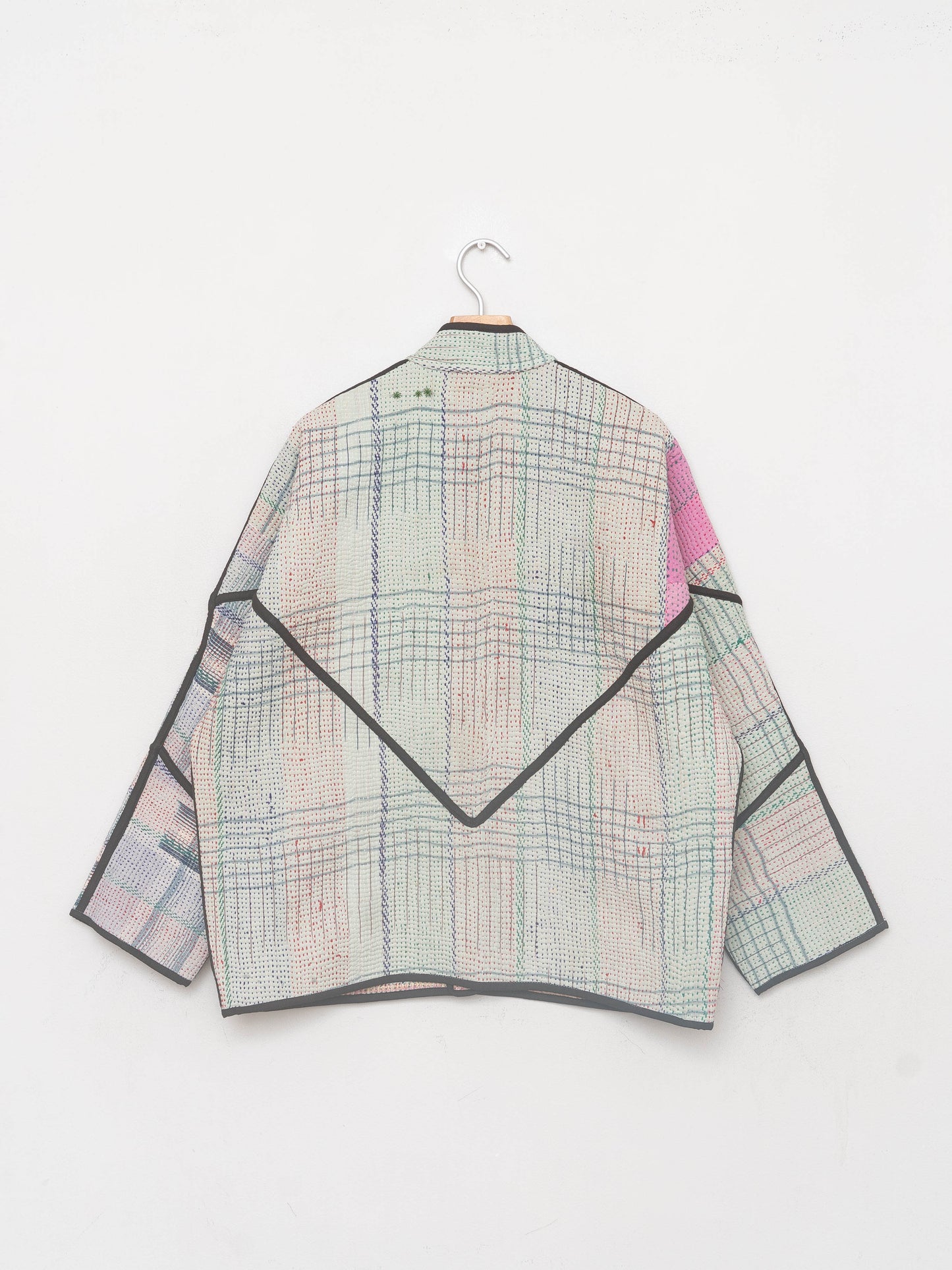 The Ladhiya Quilted Patchwork Kantha Jacket
