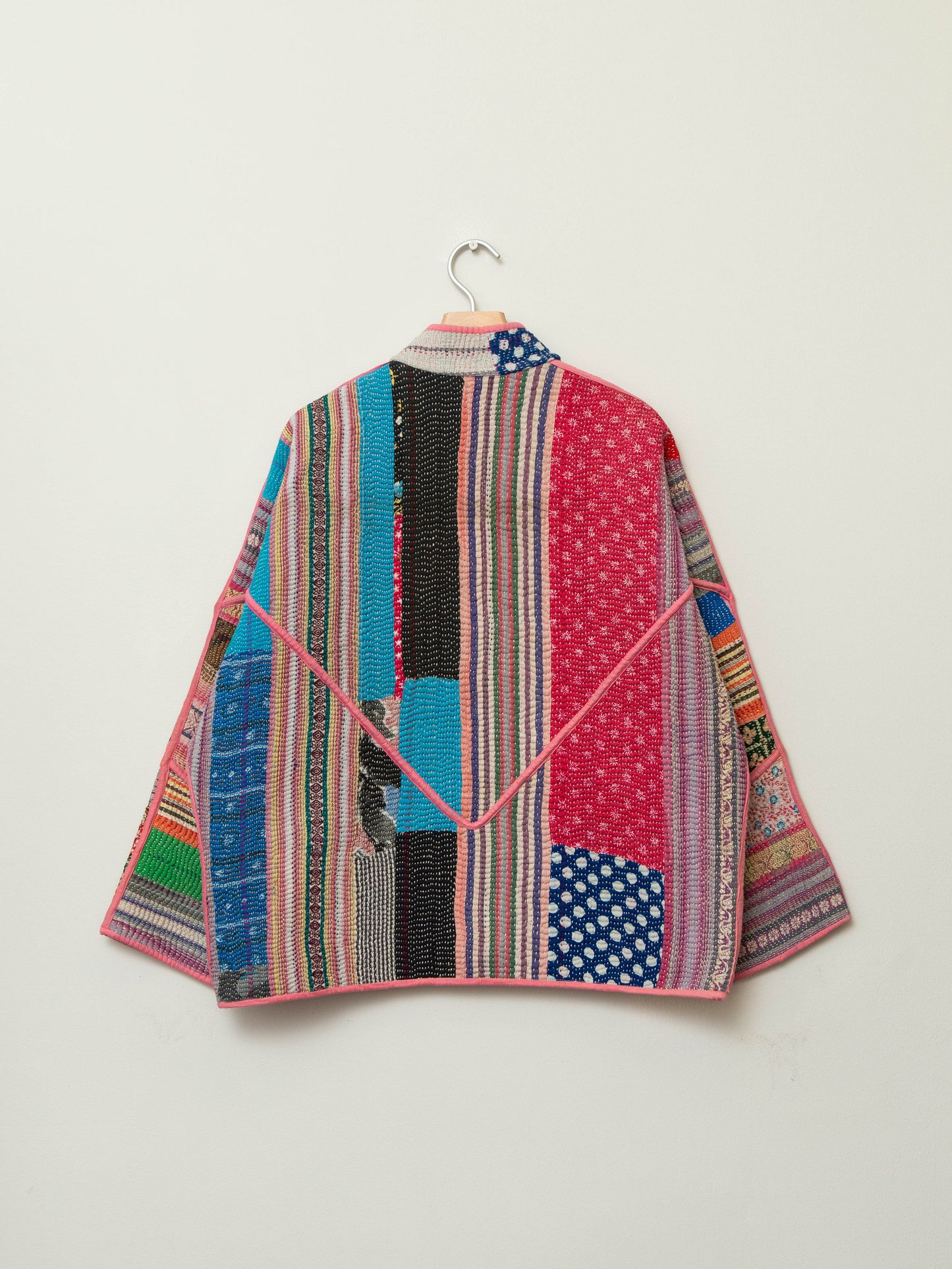 The Ladhiya Quilted Patchwork Kantha Jacket