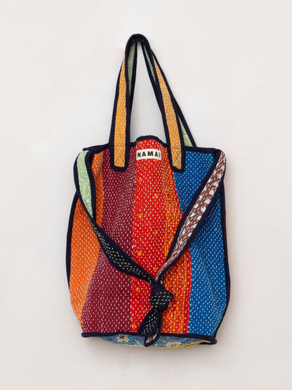 The Xoti II Zero-Waste Quilted Kantha Bag