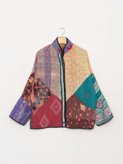 The Ladhiya Quilted Patchwork Kantha Jacket Wholesale
