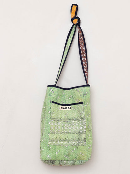 The Xoti II Zero-Waste Quilted Kantha Bag