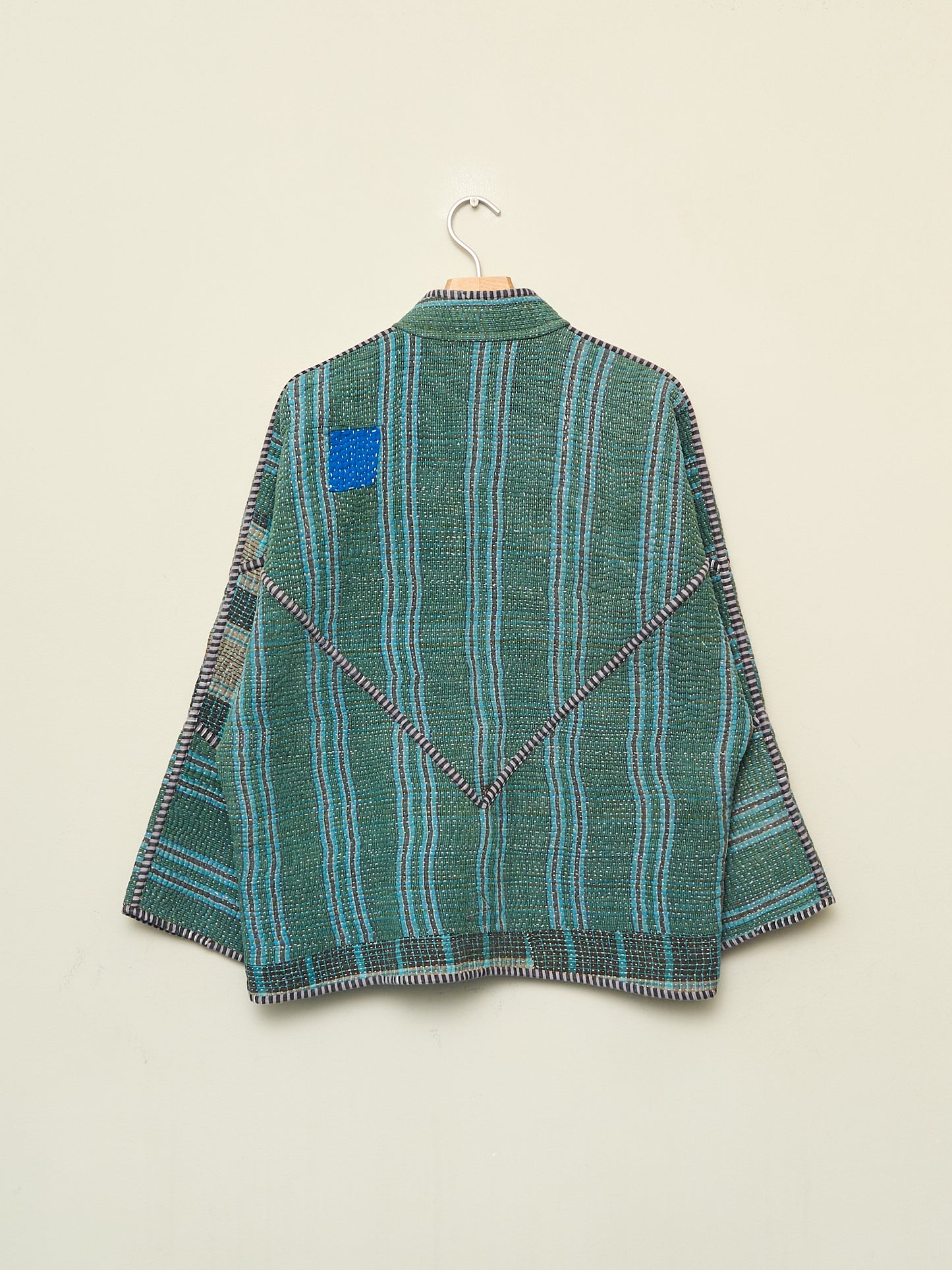 The Ladhiya Quilted Patchwork Kantha Jacket